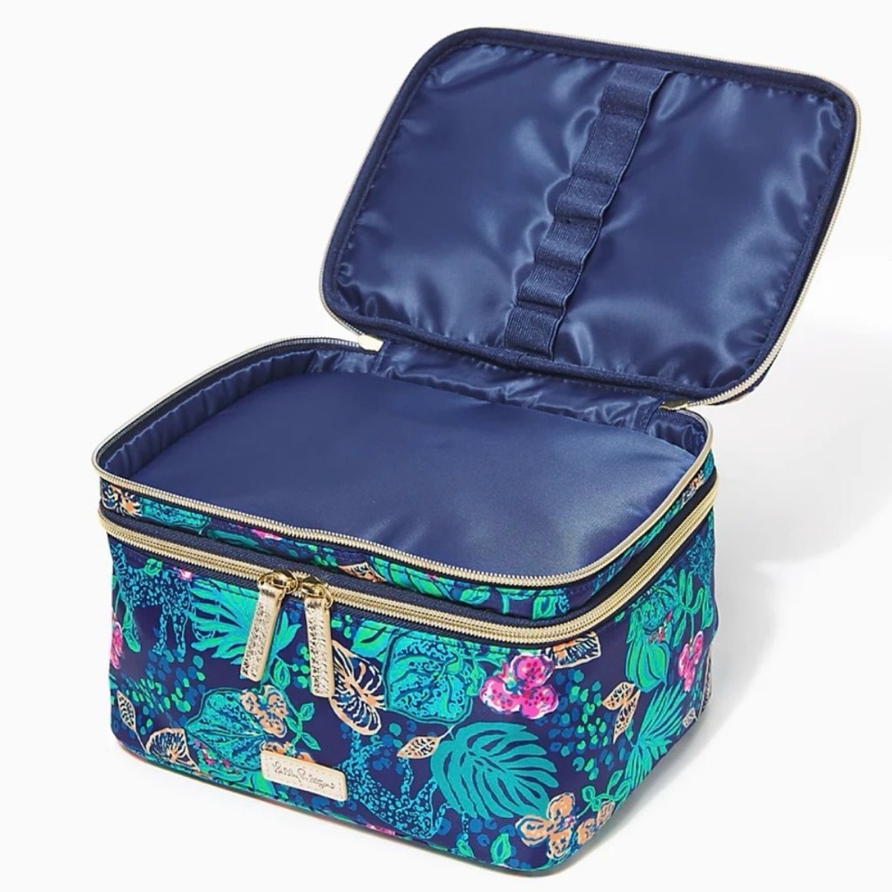 NEW Lilly Pulitzer Devona Cosmetic Case - Picture 4 of 5